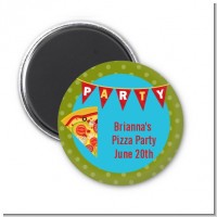 Pizza Party - Personalized Birthday Party Magnet Favors