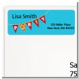 Pizza Party - Birthday Party Return Address Labels thumbnail