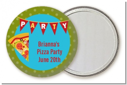 Pizza Party - Personalized Birthday Party Pocket Mirror Favors