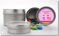 Playground Girl - Custom Birthday Party Favor Tins