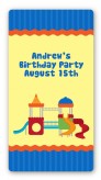 Playground - Custom Rectangle Birthday Party Sticker/Labels