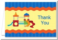 Playground - Birthday Party Thank You Cards