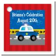 Police Car - Personalized Baby Shower Card Stock Favor Tags thumbnail