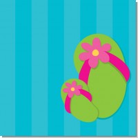 Flip Flops Girl Pool Party Birthday Party Theme