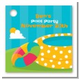 Pool Party - Personalized Birthday Party Card Stock Favor Tags thumbnail