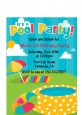 Pool Party - Birthday Party Petite Invitations thumbnail