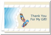 Poolside Pool Party - Birthday Party Thank You Cards