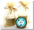 Posh Mom To Be Blue - Baby Shower Gold Tin Candle Favors thumbnail
