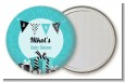 Posh Mom To Be Blue - Personalized Baby Shower Pocket Mirror Favors thumbnail