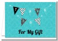 Posh Mom To Be Blue - Baby Shower Thank You Cards thumbnail