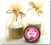 Posh Mom To Be - Baby Shower Gold Tin Candle Favors