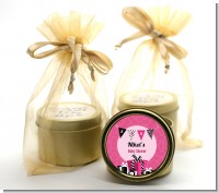 Posh Mom To Be - Baby Shower Gold Tin Candle Favors