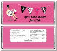 Posh Mom To Be - Personalized Baby Shower Candy Bar Wrappers