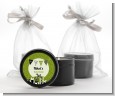 Posh Mom To Be Neutral - Baby Shower Black Candle Tin Favors thumbnail