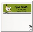 Posh Mom To Be Neutral - Baby Shower Return Address Labels thumbnail