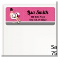 Posh Mom To Be - Baby Shower Return Address Labels thumbnail