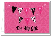 Posh Mom To Be - Baby Shower Thank You Cards