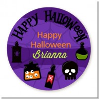 Potion Bottles - Round Personalized Halloween Sticker Labels