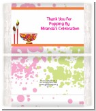 Pottery Painting - Personalized Popcorn Wrapper Birthday Party Favors