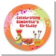 Pottery Painting - Personalized Birthday Party Table Confetti thumbnail