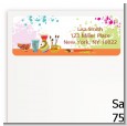 Pottery Painting - Birthday Party Return Address Labels thumbnail