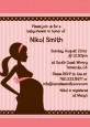 Mommy Silhouette It's a Girl - Baby Shower Invitations thumbnail
