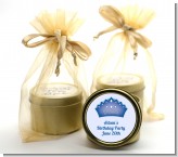 Prince Crown - Baby Shower Gold Tin Candle Favors