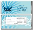 Prince Royal Crown - Personalized Baby Shower Candy Bar Wrappers thumbnail