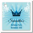 Prince Royal Crown - Personalized Birthday Party Card Stock Favor Tags thumbnail