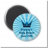 Prince Royal Crown - Personalized Baby Shower Magnet Favors