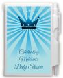 Prince Royal Crown - Baby Shower Personalized Notebook Favor thumbnail