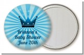 Prince Royal Crown - Personalized Baby Shower Pocket Mirror Favors