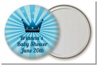 Prince Royal Crown - Personalized Baby Shower Pocket Mirror Favors