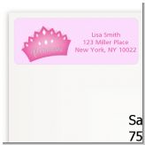 Princess Crown - Birthday Party Return Address Labels