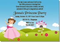 Princess Rolling Hills - Birthday Party Invitations
