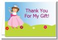 Princess Rolling Hills - Birthday Party Thank You Cards thumbnail