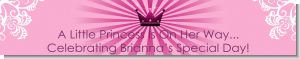 Princess Royal Crown - Personalized Baby Shower Banners