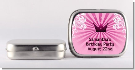 Princess Royal Crown - Personalized Birthday Party Mint Tins