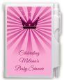 Princess Royal Crown - Baby Shower Personalized Notebook Favor thumbnail