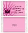 Princess Royal Crown - Personalized Popcorn Wrapper Baby Shower Favors thumbnail