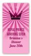 Princess Royal Crown - Custom Rectangle Baby Shower Sticker/Labels thumbnail