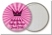 Princess Royal Crown - Personalized Baby Shower Pocket Mirror Favors