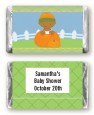 Pumpkin Baby African American - Personalized Baby Shower Mini Candy Bar Wrappers thumbnail