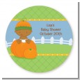 Pumpkin Baby African American - Personalized Baby Shower Table Confetti thumbnail