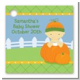 Pumpkin Baby Asian - Personalized Baby Shower Card Stock Favor Tags thumbnail