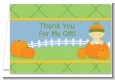 Pumpkin Baby Asian - Baby Shower Thank You Cards thumbnail
