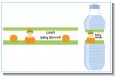 Pumpkin Baby Asian - Personalized Baby Shower Water Bottle Labels thumbnail