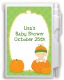 Pumpkin Baby Caucasian - Baby Shower Personalized Notebook Favor thumbnail