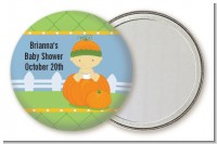 Pumpkin Baby Asian - Personalized Baby Shower Pocket Mirror Favors