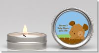Puppy Dog Tails Boy - Baby Shower Candle Favors
